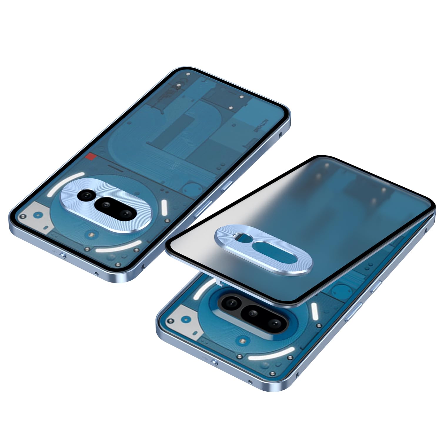 酢*米様 【中古】Nothing Phone 3(a)本体+バンパーケース Amazon.co.jp: Nothing Phone (3a)用バンパー アルミ 半透明背面パネル